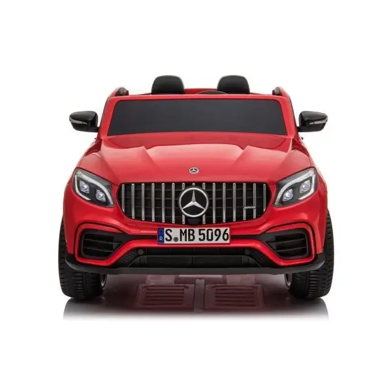 Raudonas elektrinis automobilis Mercedes GLC 63S Elektrinės mašinėlės vaikams
