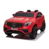 Raudonas elektrinis automobilis Mercedes GLC 63S Elektrinės mašinėlės vaikams