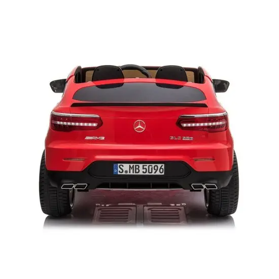 Raudonas elektrinis automobilis Mercedes GLC 63S Elektrinės mašinėlės vaikams