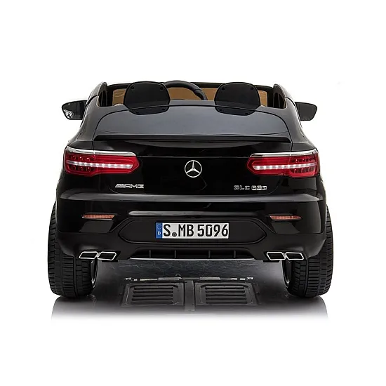 Juodas elektrinis automobilis Mercedes GLC 63S Elektrinės mašinėlės vaikams