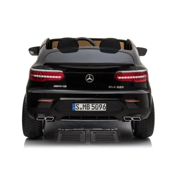 Juodas elektrinis automobilis Mercedes GLC 63S Elektrinės mašinėlės vaikams