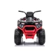 Raudonas elektrinis keturratis XMX607 Elektrinės mašinėlės vaikams