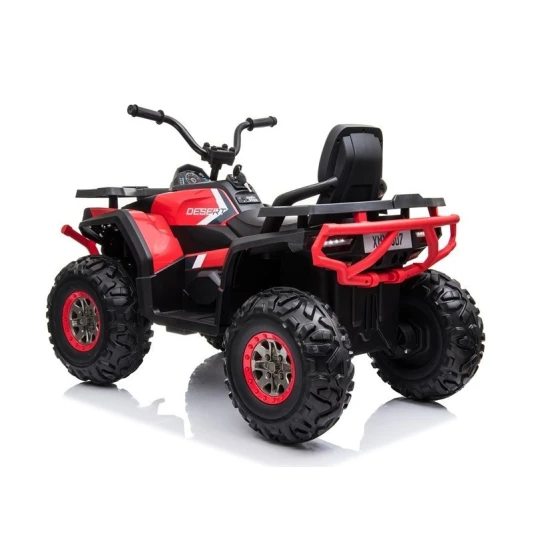 Raudonas elektrinis keturratis XMX607 Elektrinės mašinėlės vaikams