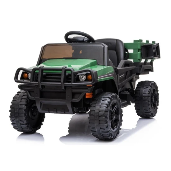 Žalias elektrinis visureigis