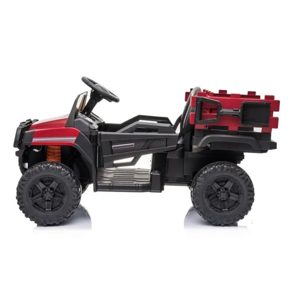 Raudonas elektrinis automobilis BDM0926 Automobiliai