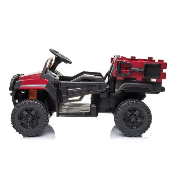Raudonas elektrinis automobilis BDM0926 Automobiliai