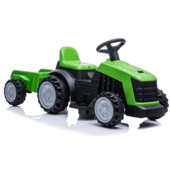 Žalias akumuliatorinis traktorius su priekaba TR1908T