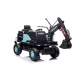 Akumuliatorinis mėlynas ekskavatorius DK-VE888 Elektrinės mašinėlės vaikams