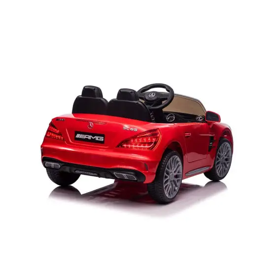 Raudonas elektrinis automobilis Mercedes SL65 S Elektrinės mašinėlės vaikams