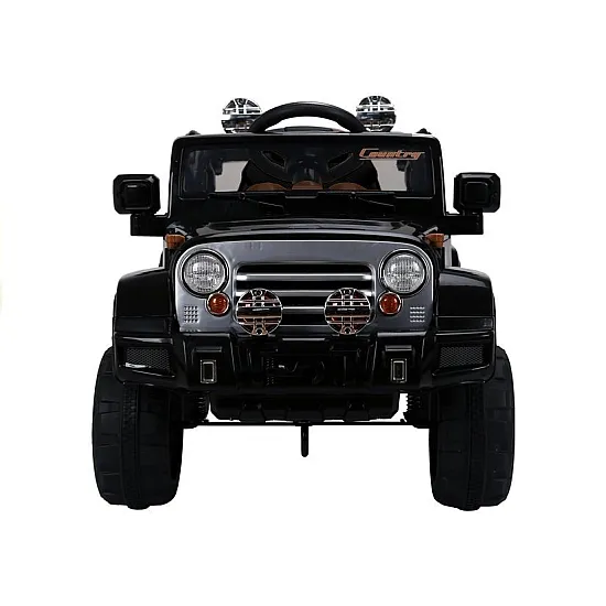 Elektrinis juodas automobilis  Jeep JJ245