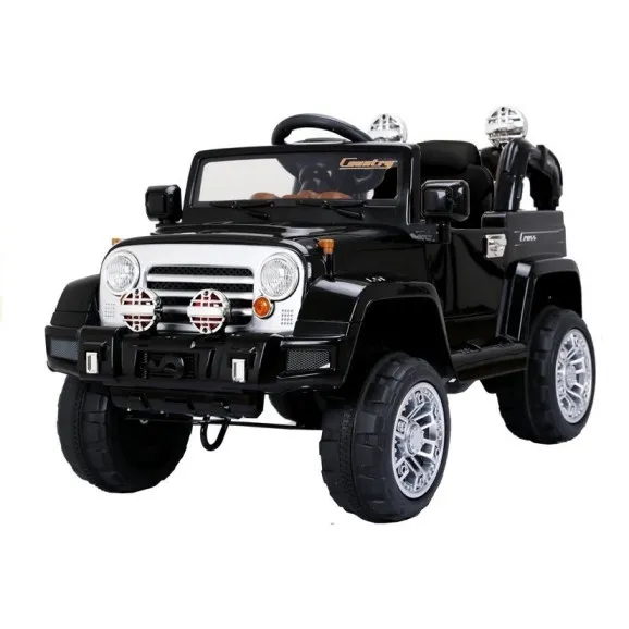 Elektrinė mašinėlė vaikams Jeep JJ245, juoda