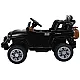 Elektrinis juodas automobilis  Jeep JJ245