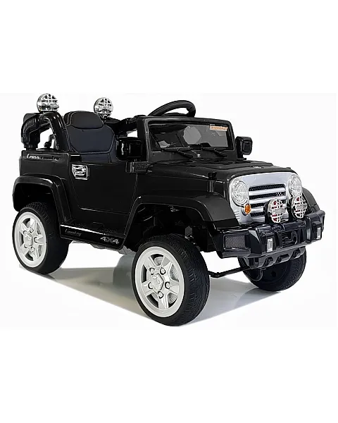 Elektrinė mašinėlė vaikams Jeep JJ245, juoda