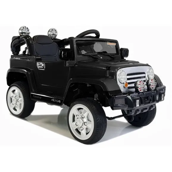 Elektrinė mašinėlė vaikams Jeep JJ245, juoda