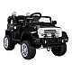 Elektrinis juodas automobilis  Jeep JJ245