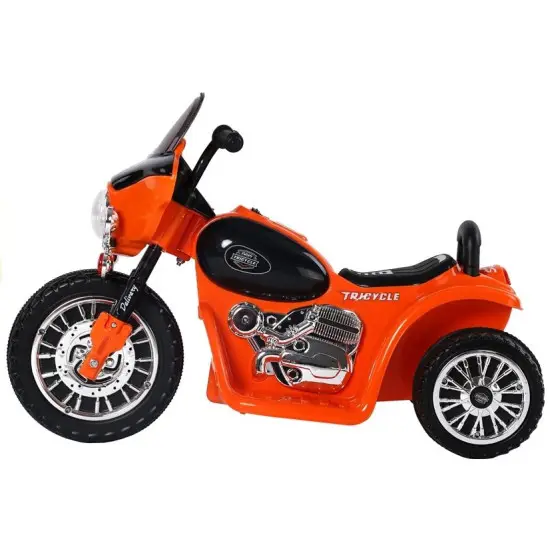 Rechargeable orange motorcycle JT568