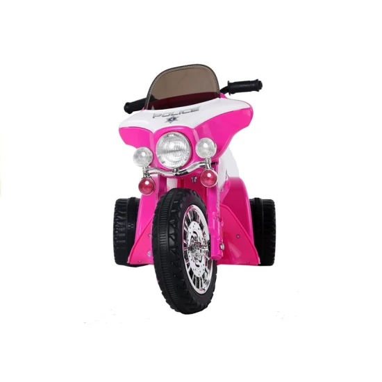 Elektrinis rožinis motociklas JT568 Elektrinės mašinėlės vaikams