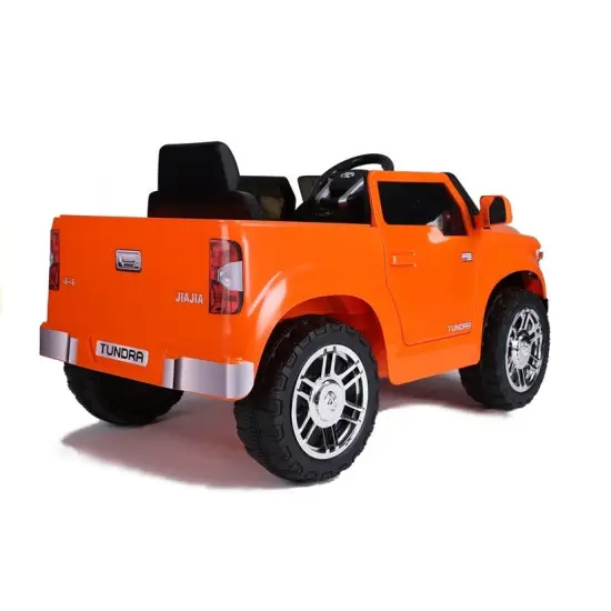 Elektrinis oranžinis automobilis Toyota Tundra Elektrinės mašinėlės vaikams