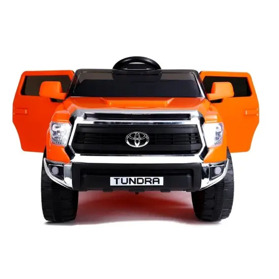 Elektrinis oranžinis automobilis Toyota Tundra Elektrinės mašinėlės vaikams