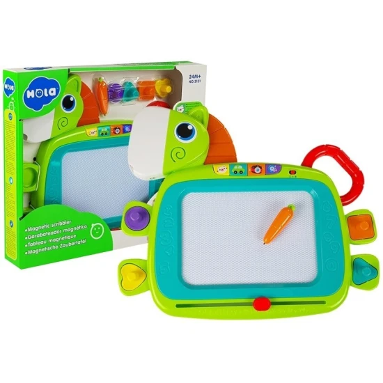 Žalia magnetinė lenta su anstoaudais Magnetinės lentos ir magnetai