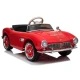 Raudonas akumuliatorinis automobilis BMW Retro SX1938 