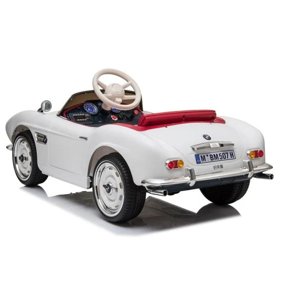 Baltas BMW retro elektrinis automobilis Automobiliai