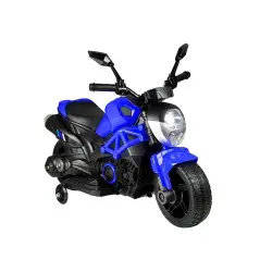 Mėlynas akumuliatorinis motociklas TM1188