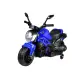 Mėlynas akumuliatorinis motociklas TM1188 Elektrinės mašinėlės vaikams