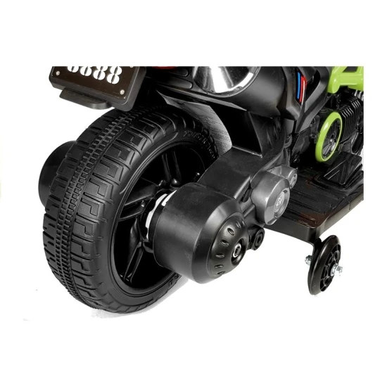 Elektrinis žalias motociklas GTM1188 Elektrinės mašinėlės vaikams
