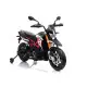 Aprilia A007 akumuliatorinis motociklas, juodas ir raudonas