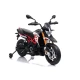 Aprilia A007 akumuliatorinis motociklas, juodas ir raudonas Automobiliai