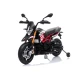 Aprilia A007 akumuliatorinis motociklas, juodas ir raudonas Automobiliai