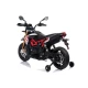 Aprilia A007 akumuliatorinis motociklas, juodas ir raudonas Automobiliai