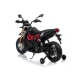Juodas akumuliatorinis motociklas Aprilia A007 Automobiliai