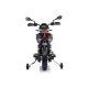 Juodas akumuliatorinis motociklas Aprilia A007 Automobiliai
