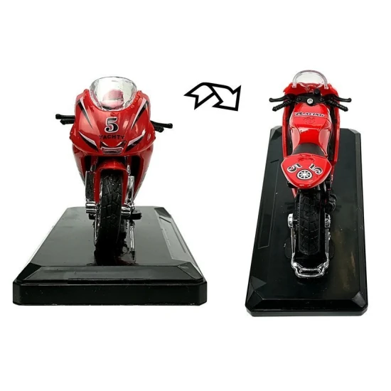 Sportinio motociklo modelis su garsais Žaisliniai motociklai