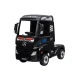 Elektrinis juodas vilkikas Mercedes Actros Elektrinės mašinėlės vaikams