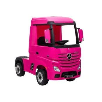 Электротягач для детей Mercedes Actros, розовый