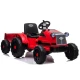 Elektrinis raudonas traktorius CH9959
