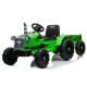 Elektrinis žalias traktorius CH9959 Elektrinės mašinėlės vaikams