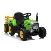XMX611 Zielony traktor z zasilaniem akumulatorowym