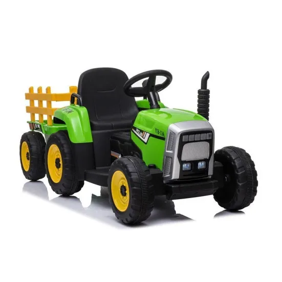 XMX611 Zielony traktor z zasilaniem akumulatorowym