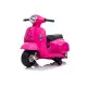 Rožinės spalvos elektrinis motoroleris Vespa GTS 300 Mini