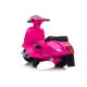 Rožinės spalvos elektrinis motoroleris Vespa GTS 300 Mini