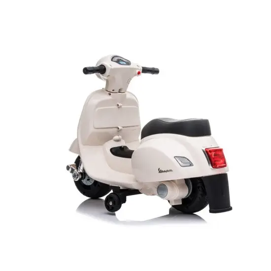 Baltos spalvos elektrinis motoroleris Vespa GTS 300 Mini Elektrinės mašinėlės vaikams