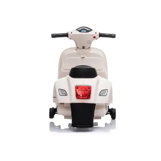 Baltos spalvos elektrinis motoroleris Vespa GTS 300 Mini Elektrinės mašinėlės vaikams