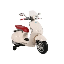 Vespa GTS 300 baltas akumuliatorinis motoroleris