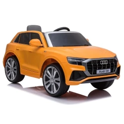 Audi Q8 JJ2066 akumuliatorinis geltonas automobilis