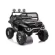 Juodas akumuliatorinis automobilis Mercedes Unimog S