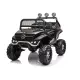 Juodas akumuliatorinis automobilis Mercedes Unimog S